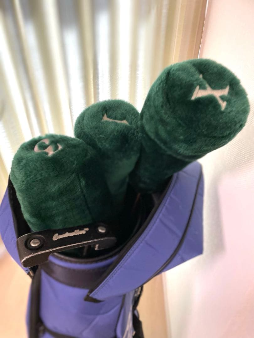 キャディバック＆ゴルフクラブセットPEARLY GARESアイアン7本パター5W