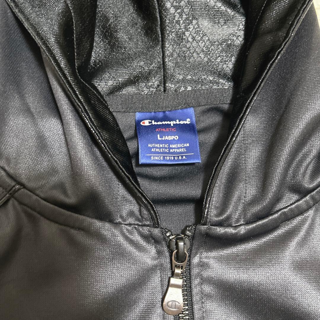 希少✨チャンピオン ジャージ セットアップ 魔裟斗モデル パイソン柄　黒　L