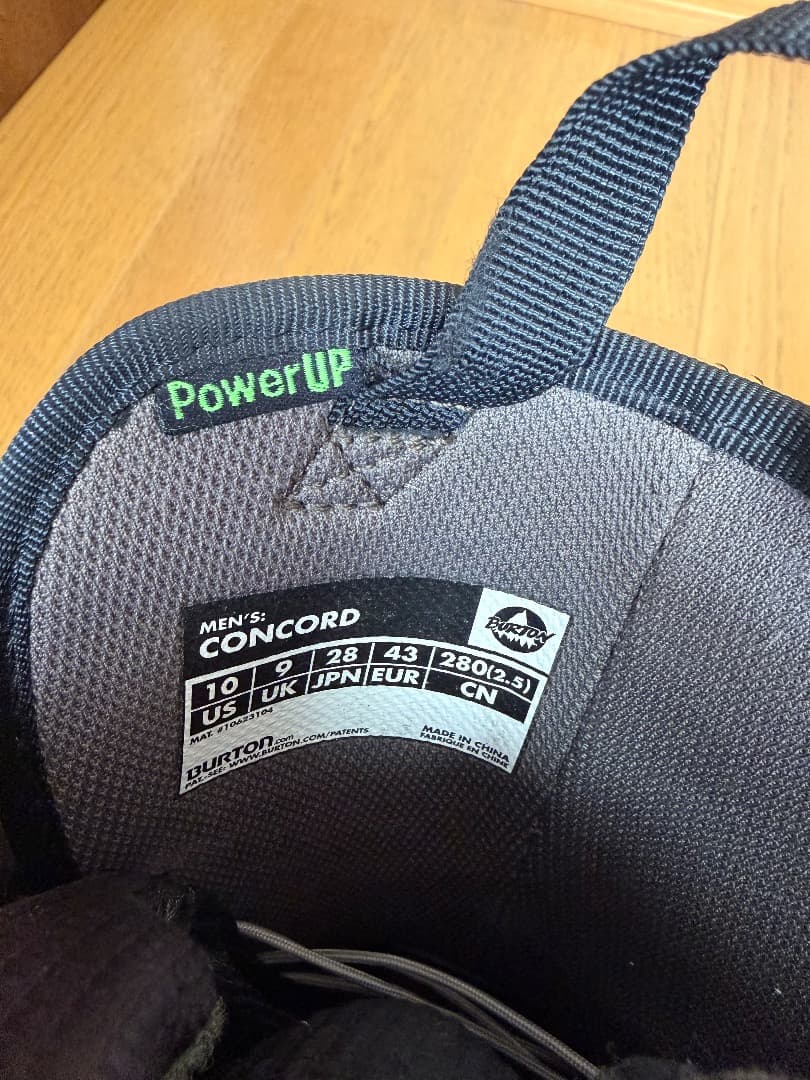 Burton CONCORD スノーボードブーツ ブラック 28cm