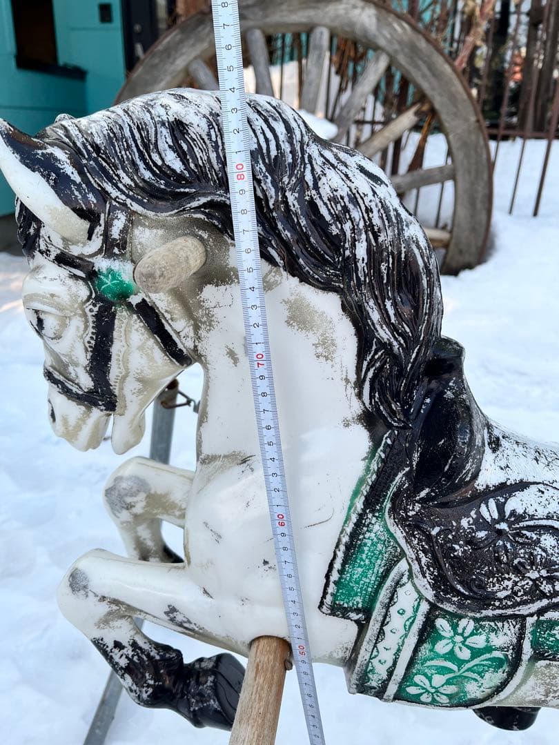 フランス アンティーク ロッキングホース/メリーゴーランド木馬風、木馬風飾り