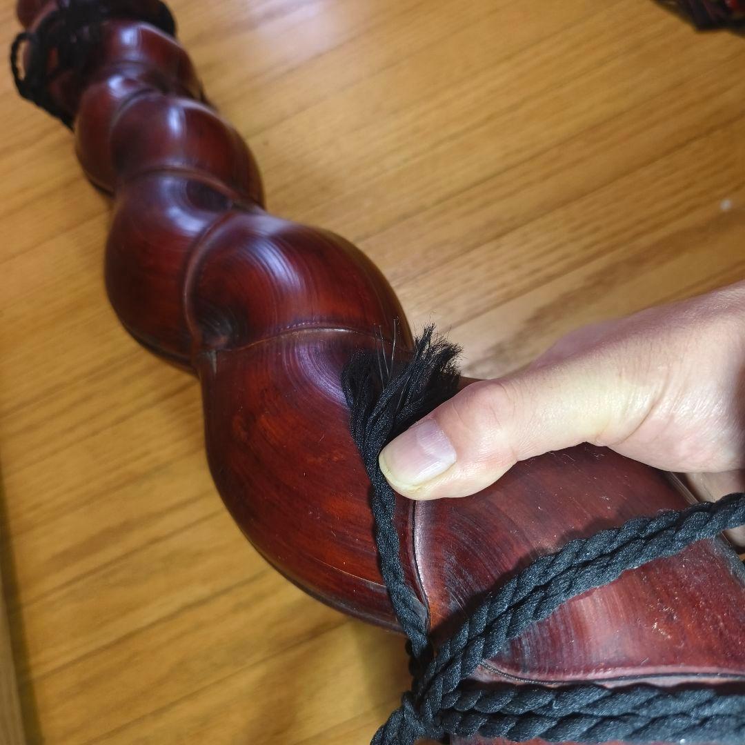 茶道具 煤竹結界 観音竹 骨董 時代物 旧家蔵出し アンティーク 蒐集家古美術