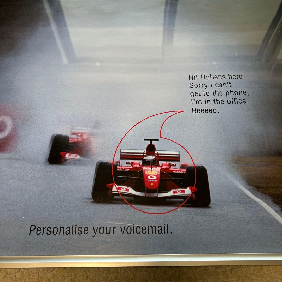 Vodafone Ferrari Racing 広告ポスター大判非売品3枚セット