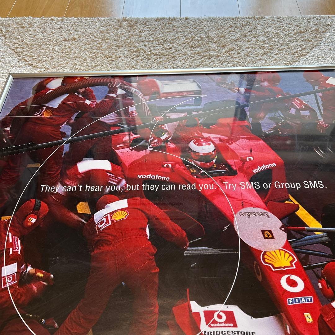 Vodafone Ferrari Racing 広告ポスター大判非売品3枚セット