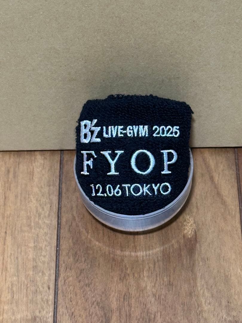 B'z LIVE-GYM 2025 FYOP 日付限定 リストバンド 12/6