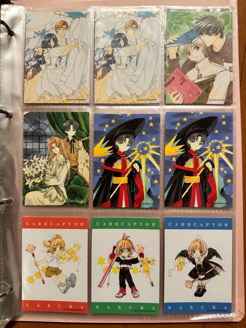 カードキャプターさくら 原作イラストトレカ 87枚＋公式バインダーとイラスト集