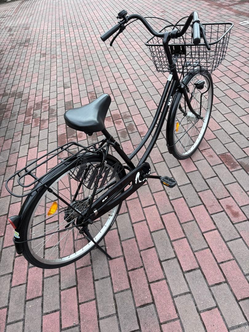 大型前籠付き、黒シティーサイクル(26㌅)関西圏なら？個人配達致します。(実費)