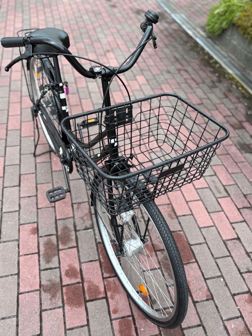 大型前籠付き、黒シティーサイクル(26㌅)関西圏なら？個人配達致します。(実費)