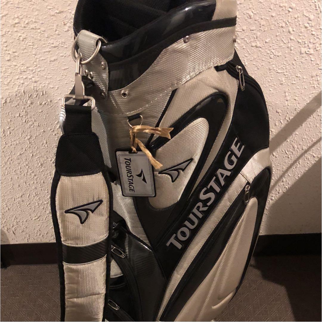 キャディバッグ ツアーステージ シルバー ブリジストン