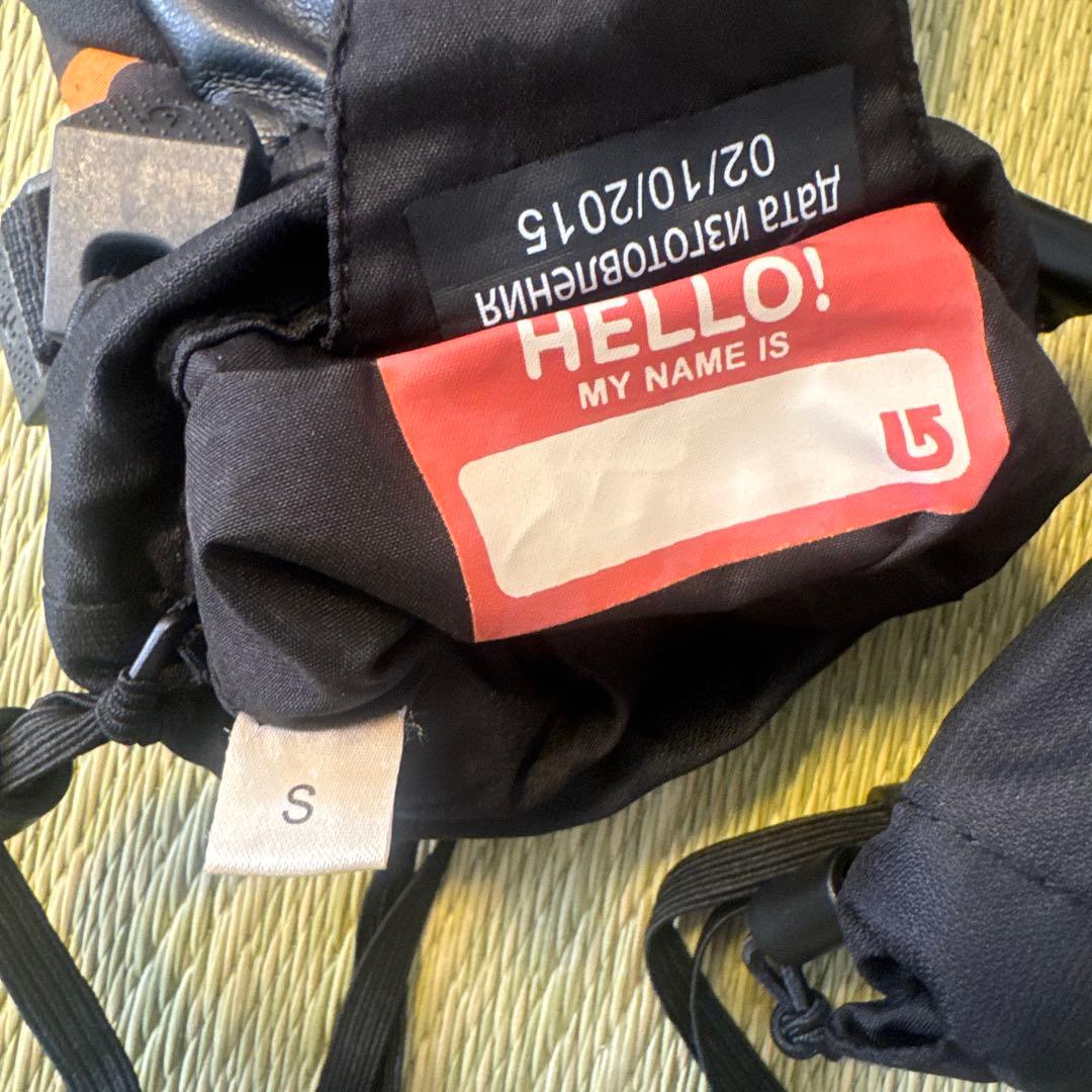 BURTON 子ども用スノーボードウェアセット グローブ付き　S XS