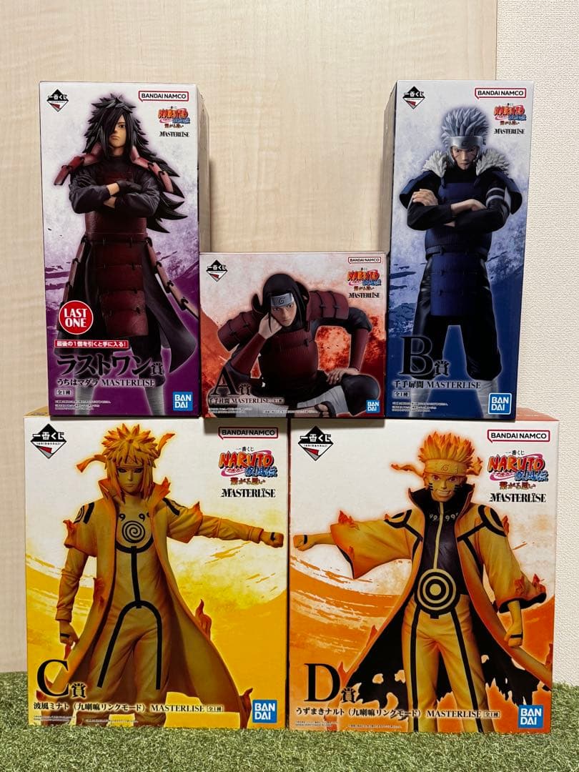 NARUTO 一番くじ 繋がる思い A.B.C.D ラストワン賞 ５点セット