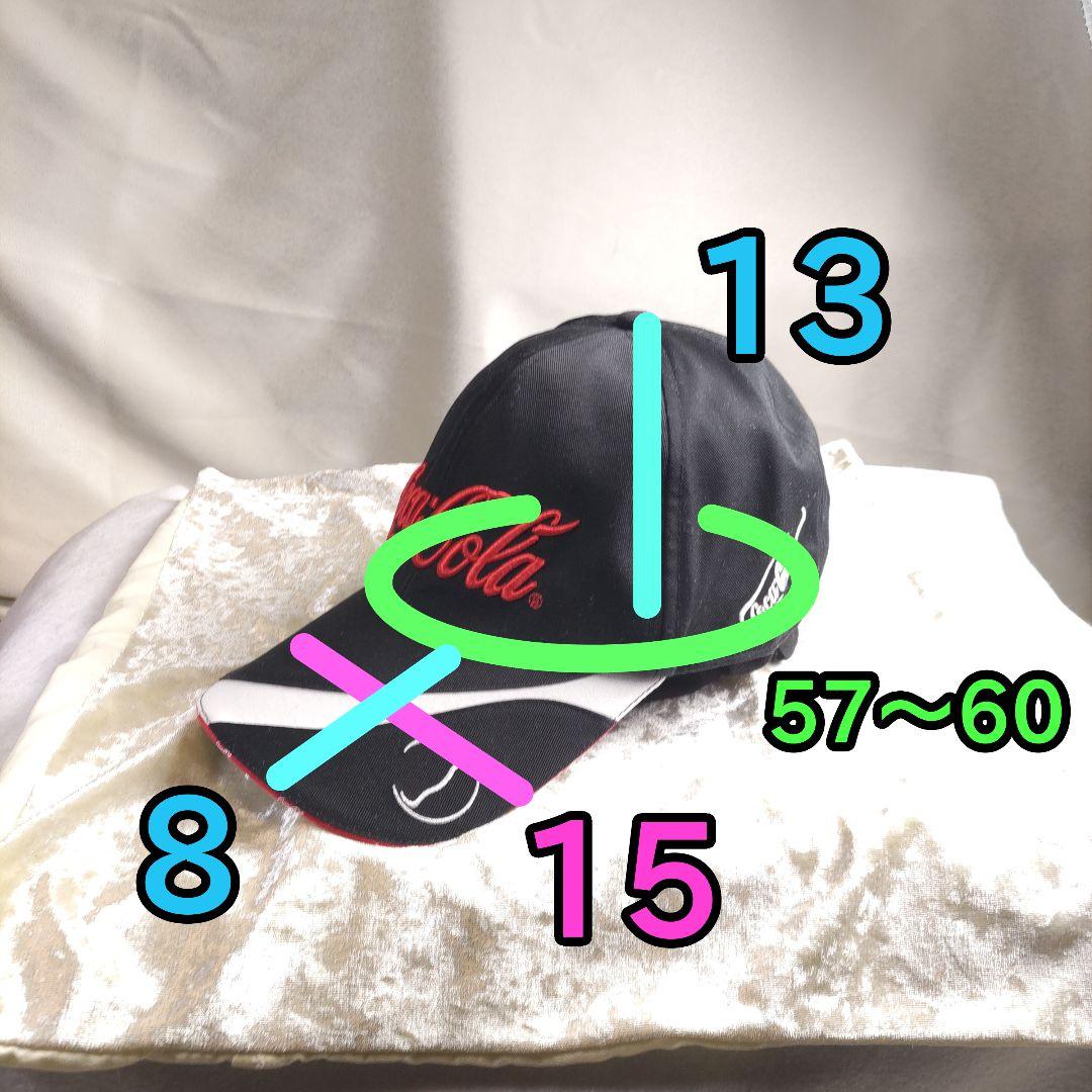 コカコーラ　レーシング風キャップ　スポーツ　バイク・カースポーツ　レース　ゴルフ