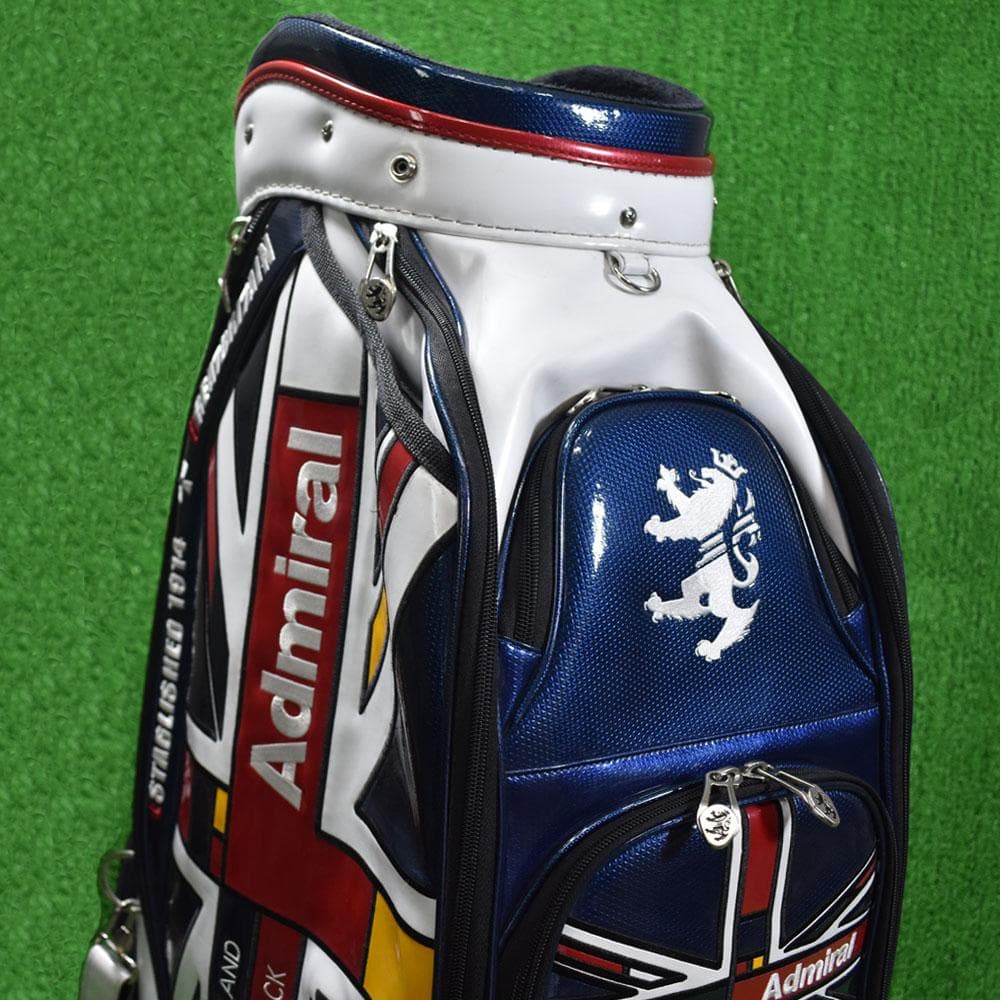 は*つ様 ADMIRAL/アドミラル ゴルフ エナメルキャディバッグ9.5型 訳