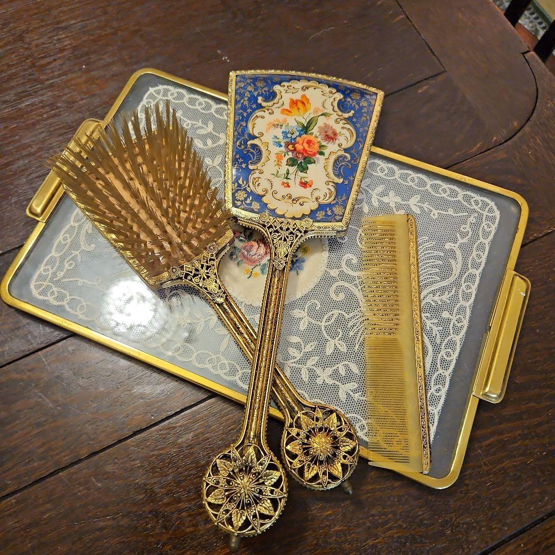 イギリスヴィンテージ手鏡セット