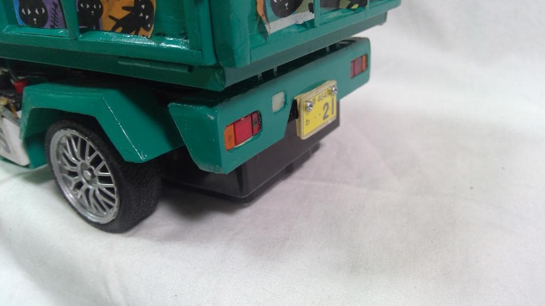 トイラジコン軽トラックをダンプカーに改造品＊価格相談等お気軽にコメントどうぞ