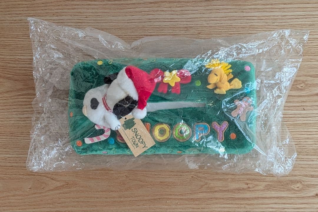 スヌーピータウンショップ クリスマスシリーズ2005 ティッシュボックス ケース