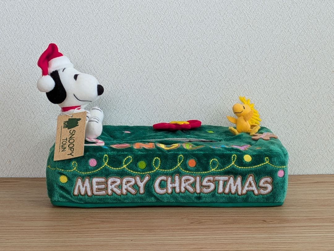 スヌーピータウンショップ クリスマスシリーズ2005 ティッシュボックス ケース