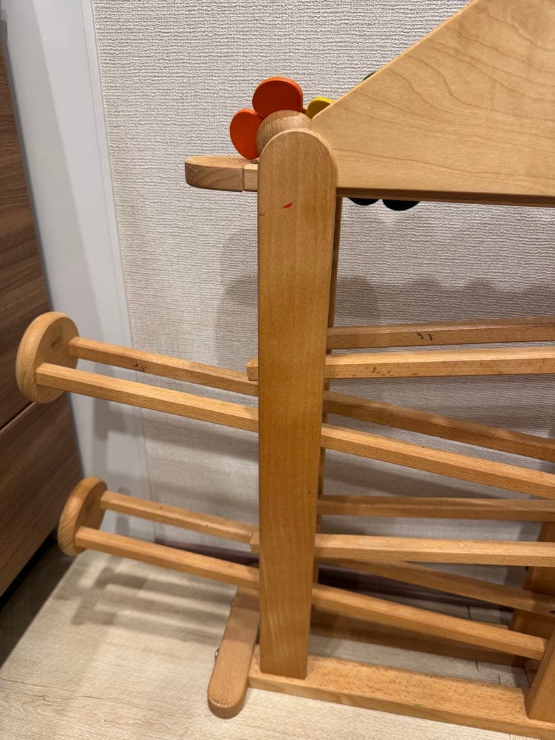 PLAYME 木製ボール転がしおもちゃプレイミートーイズ 、スロープトイ