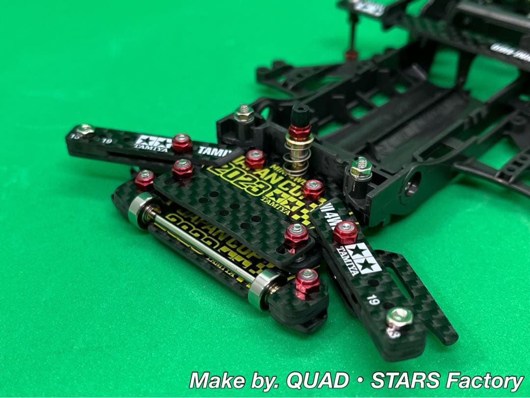 【ミニ四駆・FM-A用】1軸アンカー＋リヤスキッドローラー【J-CUP2023】