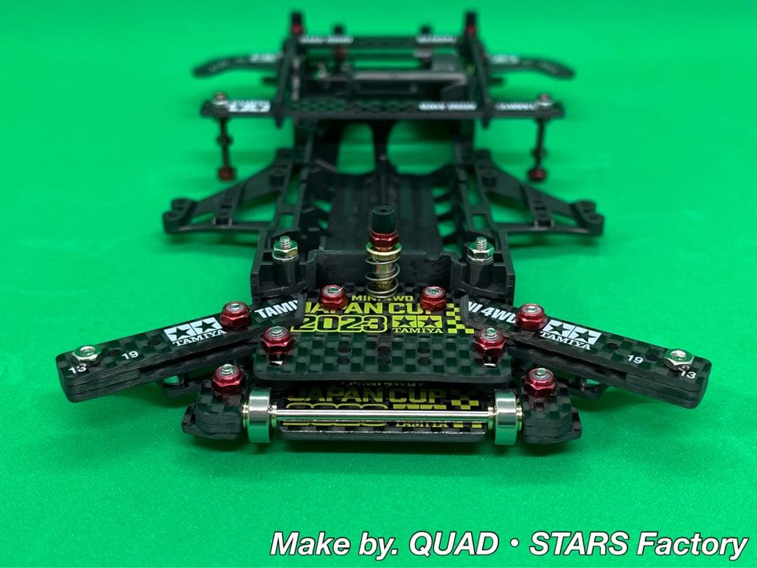 【ミニ四駆・FM-A用】1軸アンカー＋リヤスキッドローラー【J-CUP2023】