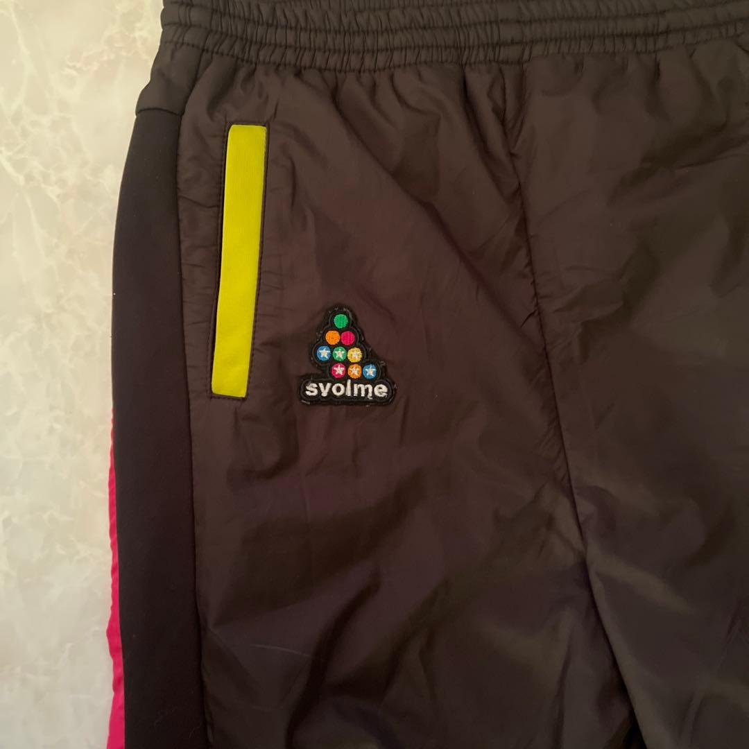 スボルメ SVOLMEピステ上下セット ブラック/マルチカラー