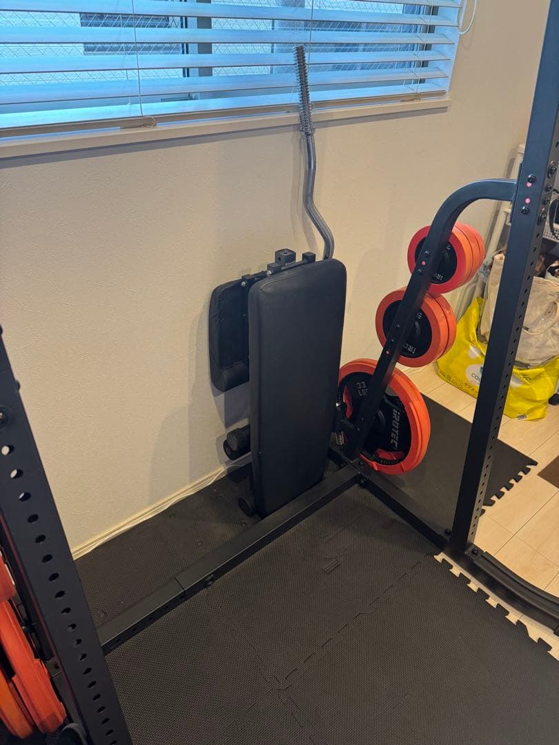 引取り限定　バーウィングハーフラック、ベンチプレスセット売り