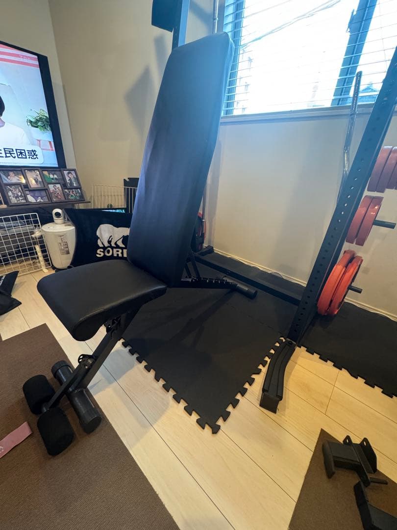 引取り限定　バーウィングハーフラック、ベンチプレスセット売り