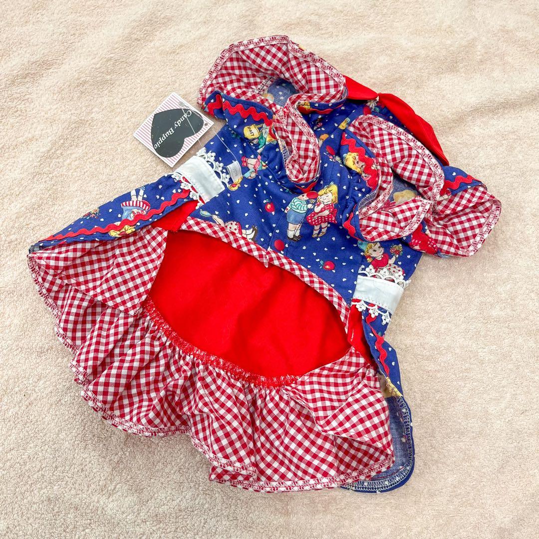 キャンディブッピー RetoroApronワンピース ブルー Mサイズ