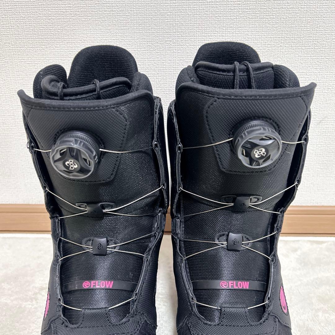 美品 FLOW フロウ VEGA BOA ベガ ボア 24.5 スノボ ブーツ