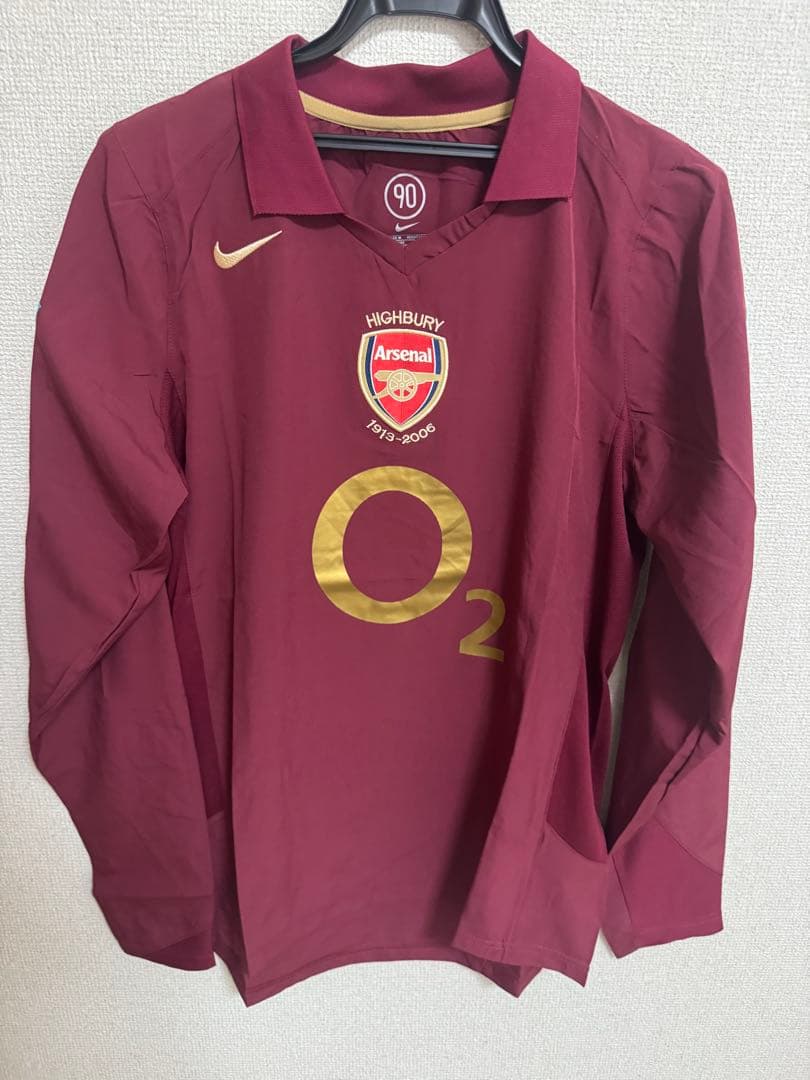 【新品】希少 アンリ ユニフォーム 長袖 アーセナル 新品タグ付き