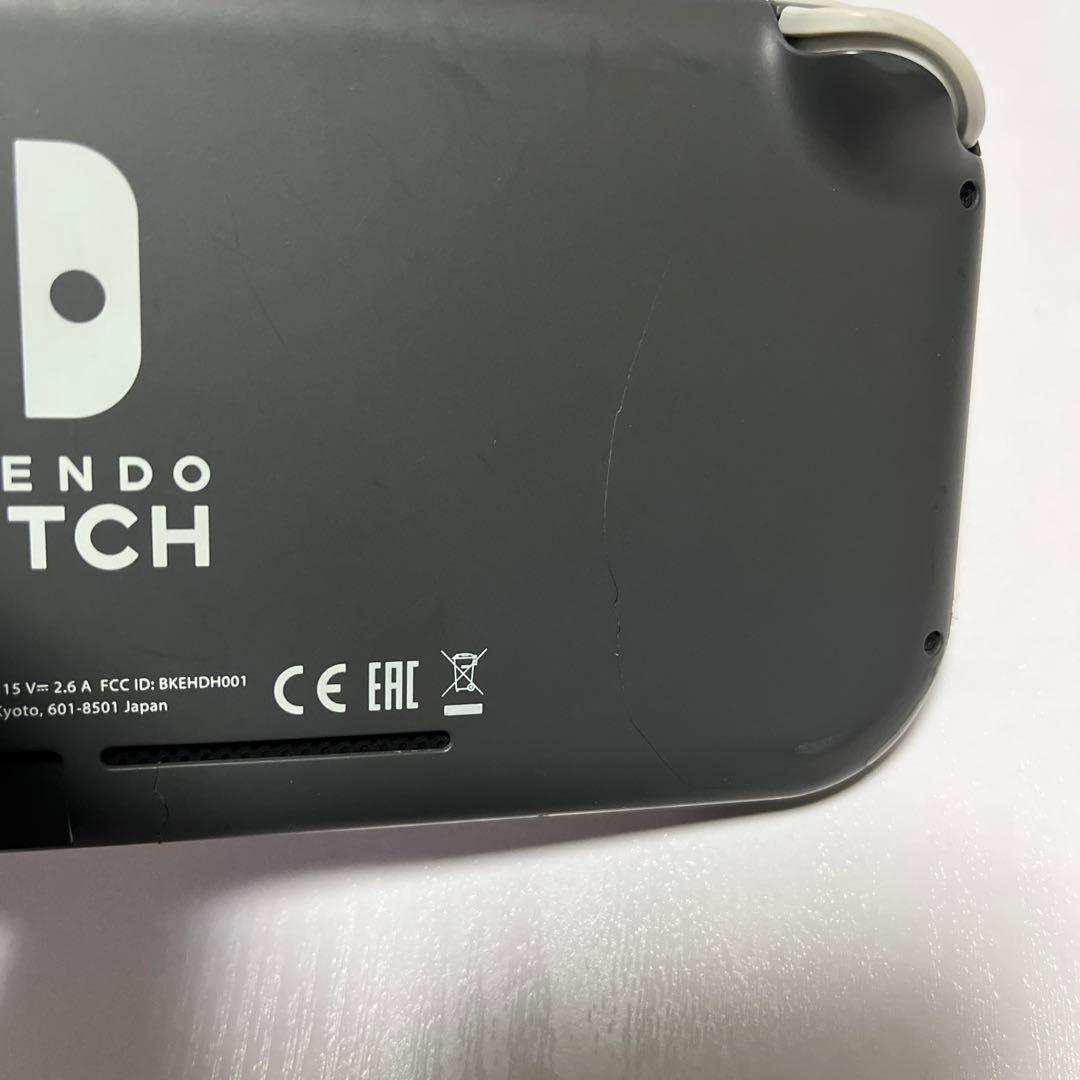 任天堂Switchライト ジャンク グレー 本体のみ