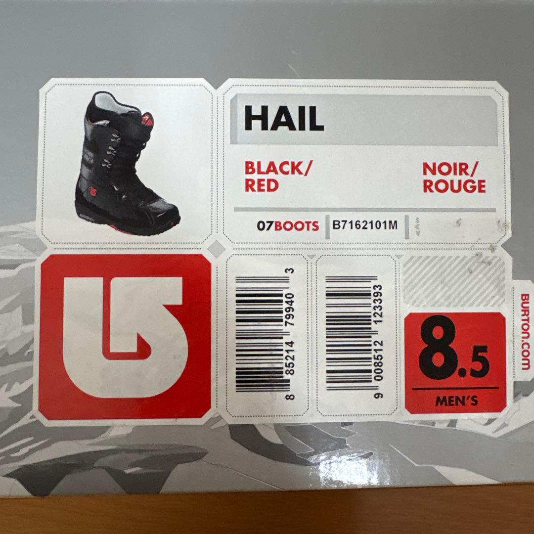 BURTON HAIL ブラック スノーボードブーツ 26.5 バートン　黒