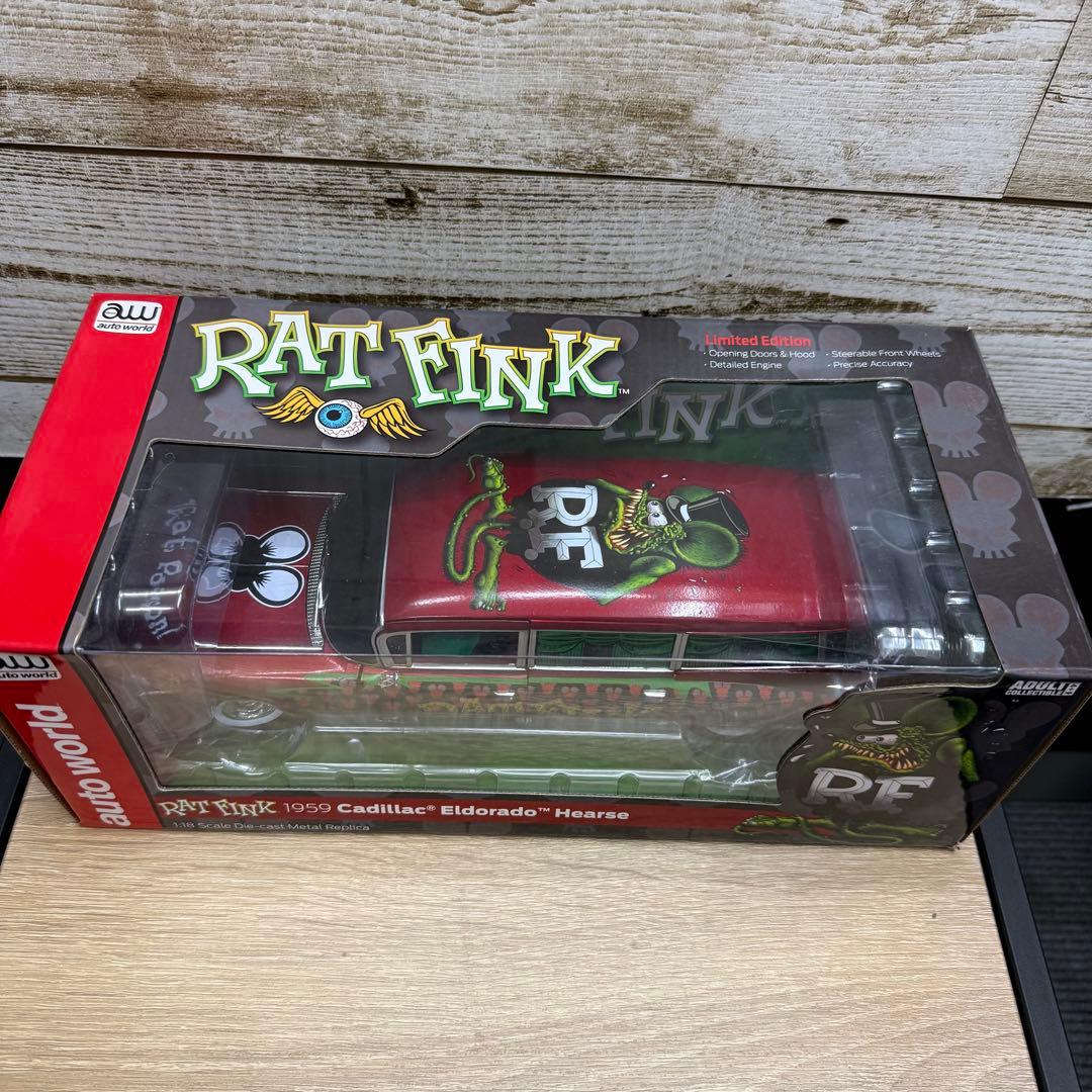 ミニカー Rat Fink 1959 Cadillac Eldorado Hearse