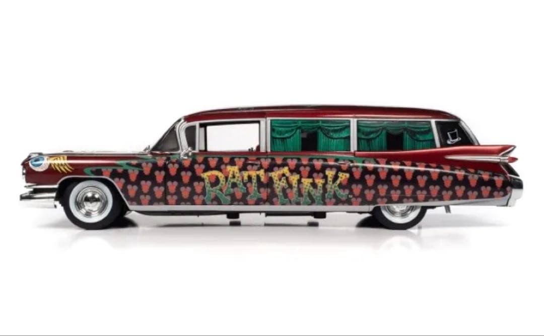 ミニカー Rat Fink 1959 Cadillac Eldorado Hearse