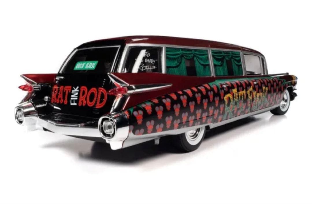 ミニカー Rat Fink 1959 Cadillac Eldorado Hearse