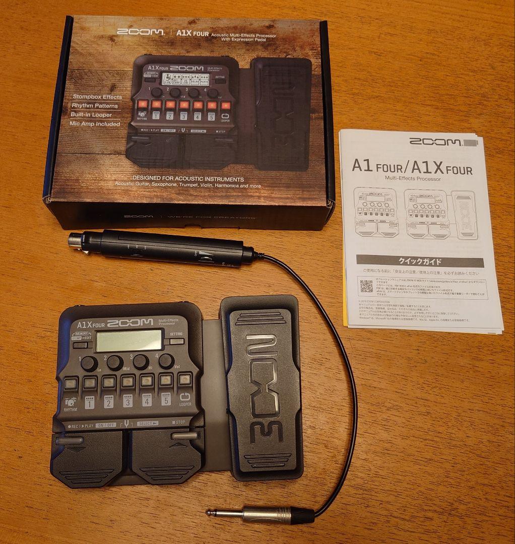 Zoom A1X FOUR マルチエフェクター　アコースティック　美品