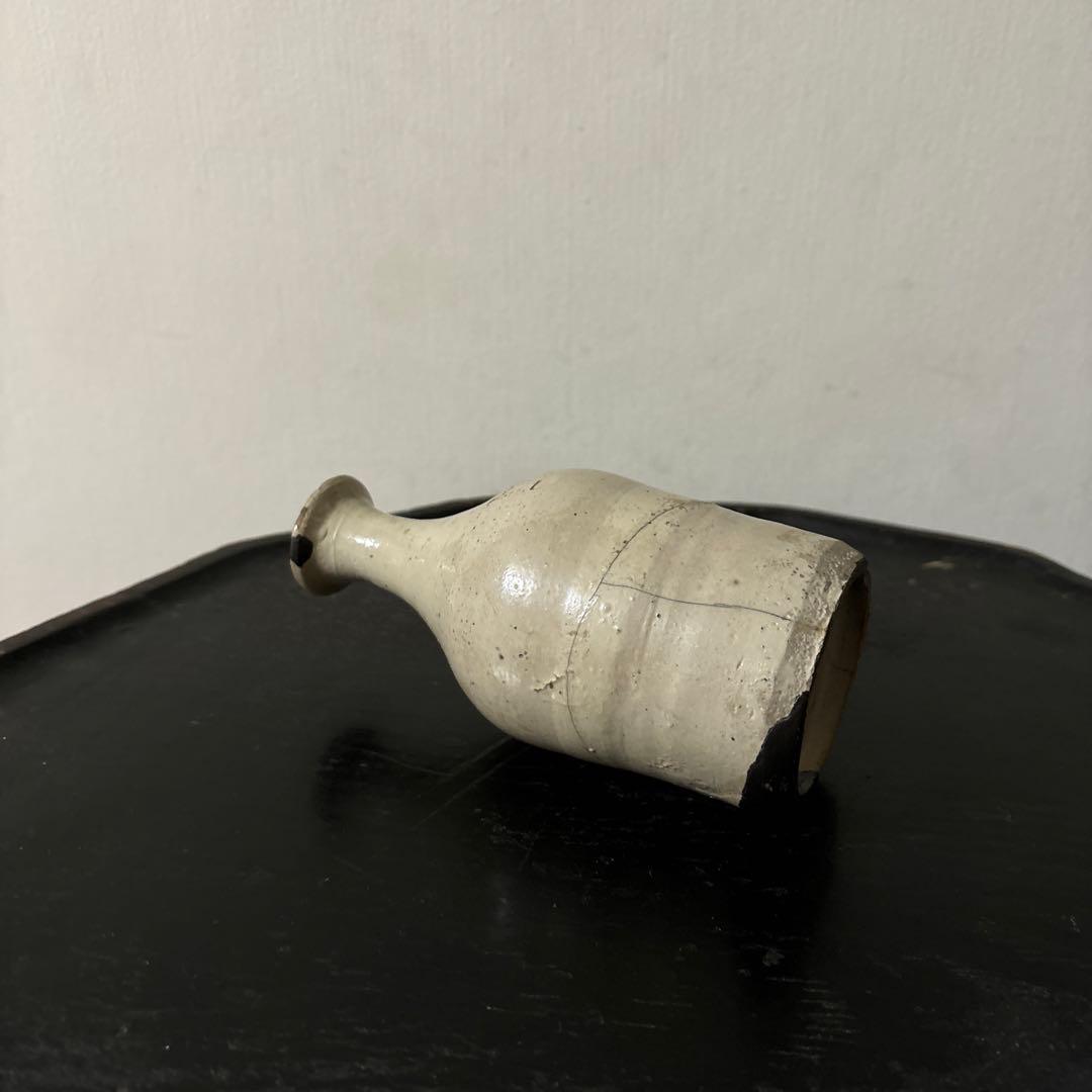 志野織部　徳利　美濃　古瀬戸　桃山　江戸　古美術　酒器　検:李朝　白洲正子