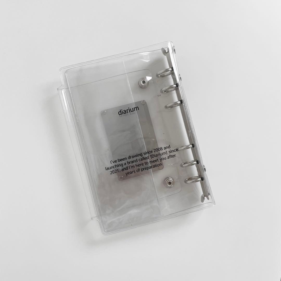 早い者勝ち　韓国　貯金　バインダー　カバー　A6 pvc diarium メタル