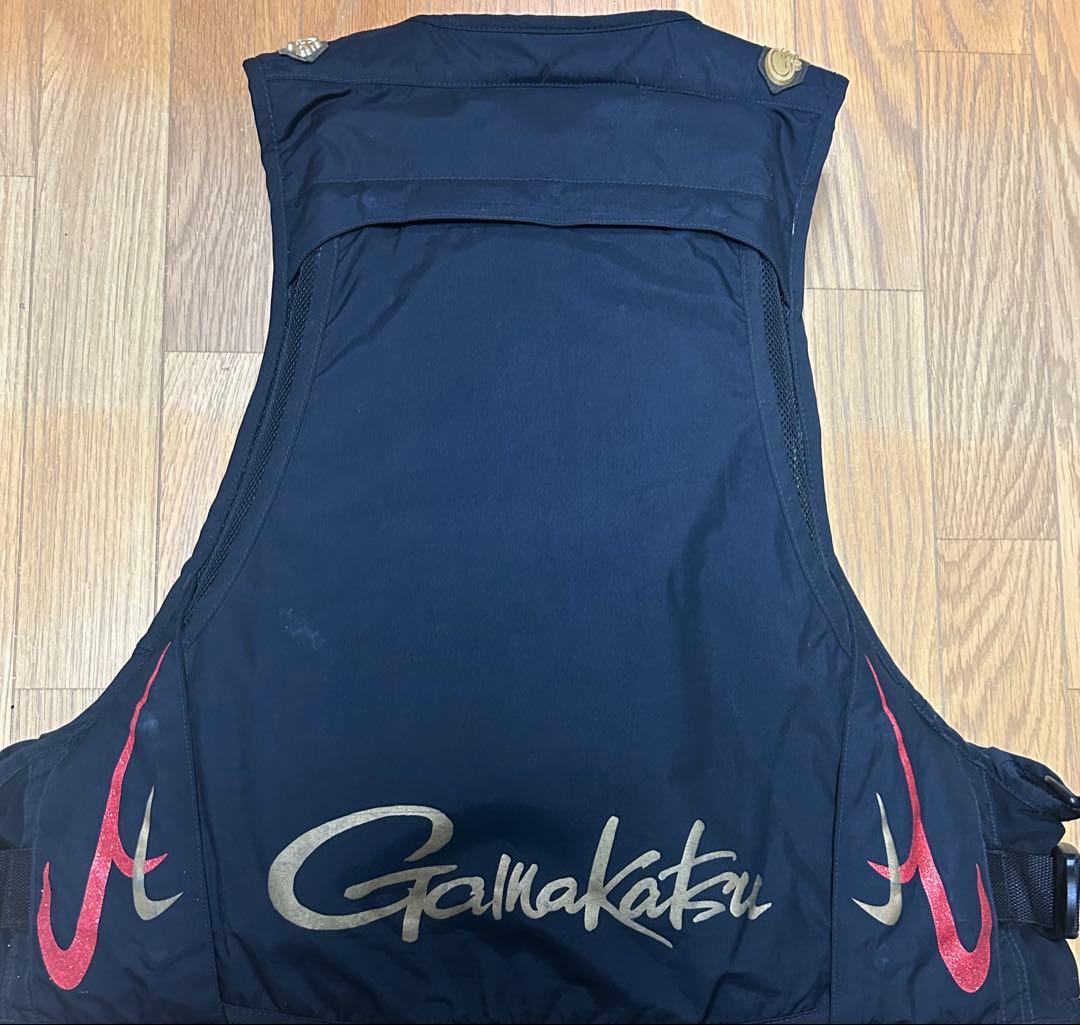 Gamakatsu フィッシングベスト　レインスーツ　歌舞伎シリーズ3点セット