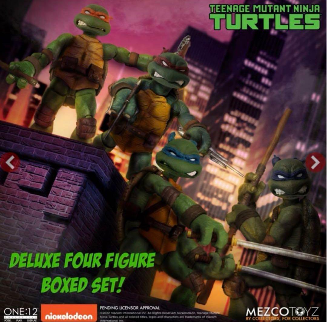 ワン12 タートルズ　1/12 フィギュアギフトボックスセット　メズコ