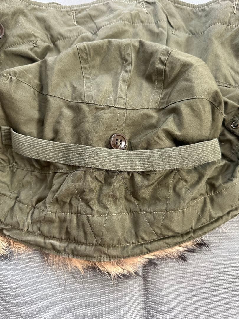 M-51 モッズコート用フード　縞