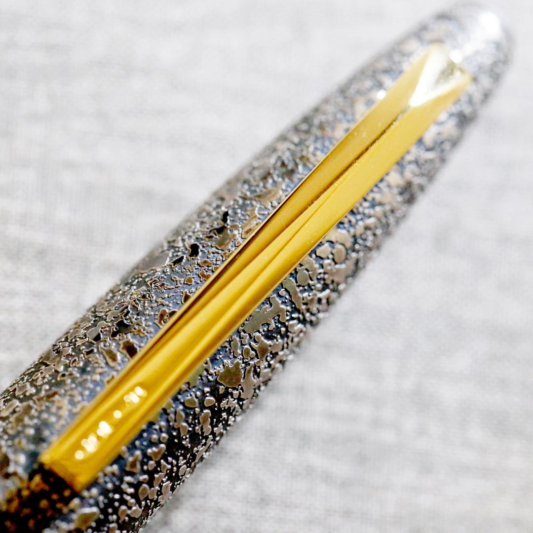 【美品】パイロット 万年筆 シルバーン 燻 いぶし スターリングシルバー