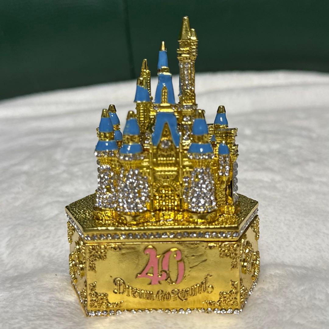 東京ディズニーランド 40周年 シンデレラ城　アクセサリーケース