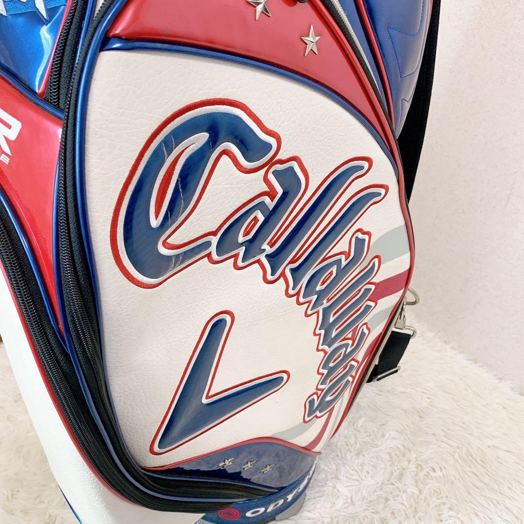 キャロウェイ BIG BERTHA 9.5型 エナメル キャディバッグ 3点式