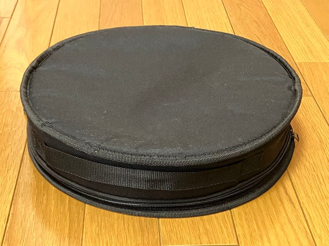 【記名塗りつぶし有】ブラックスワンプ タンバリンTS1 クロームジングル