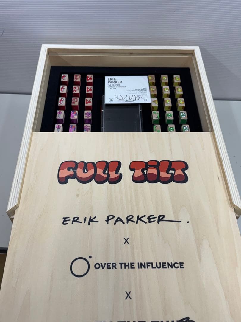 入手困難！！！ 稀少ERIK PARKER 限量100 親筆簽名 積木 レア