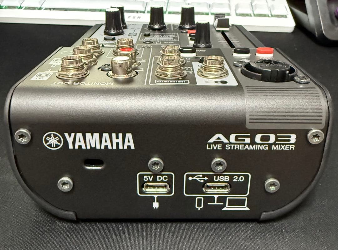 DJ機材 YAMAHA AG03 mk2