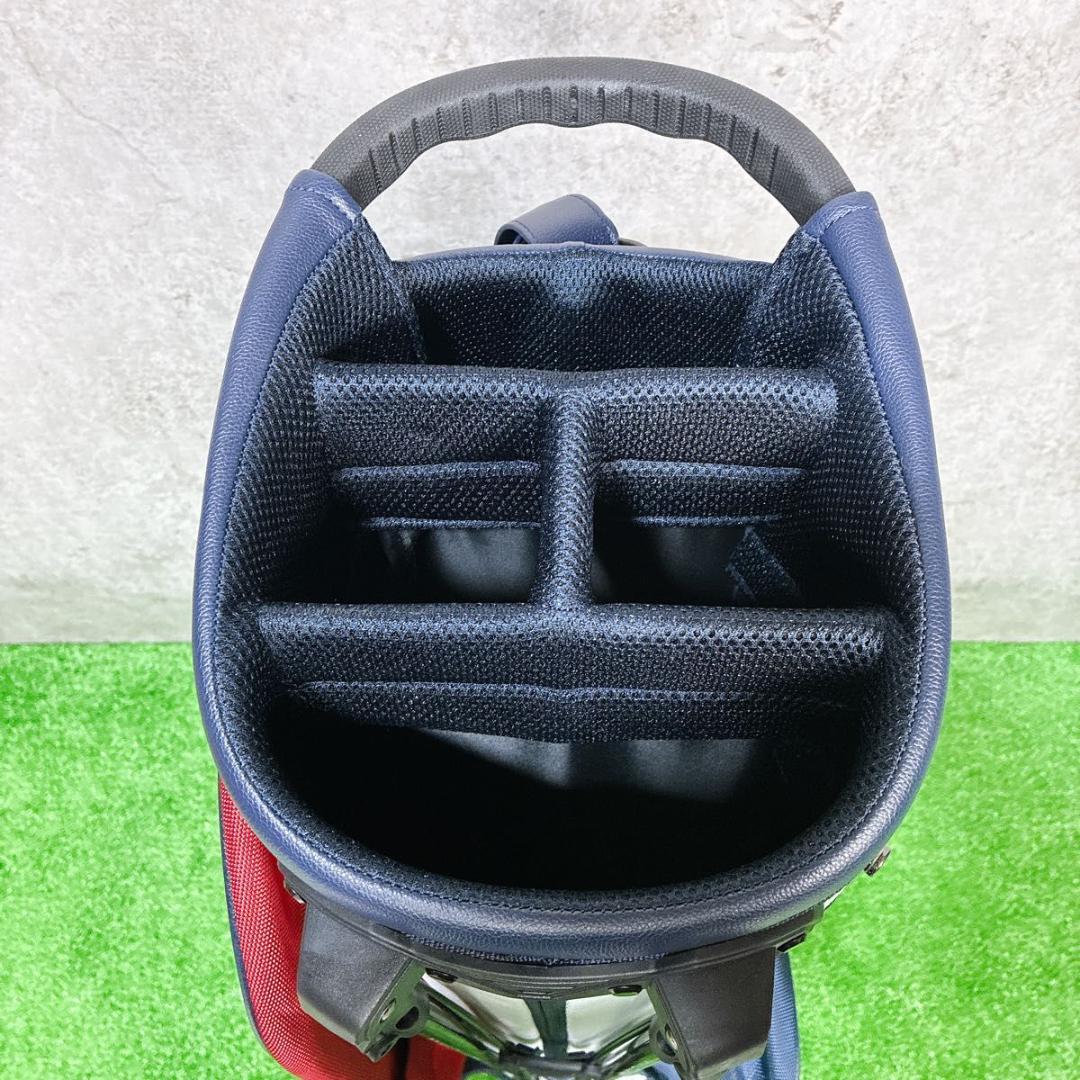 【極美品】トミーヒルフィガートリコロール スタンド キャディバッグ ゴルフ