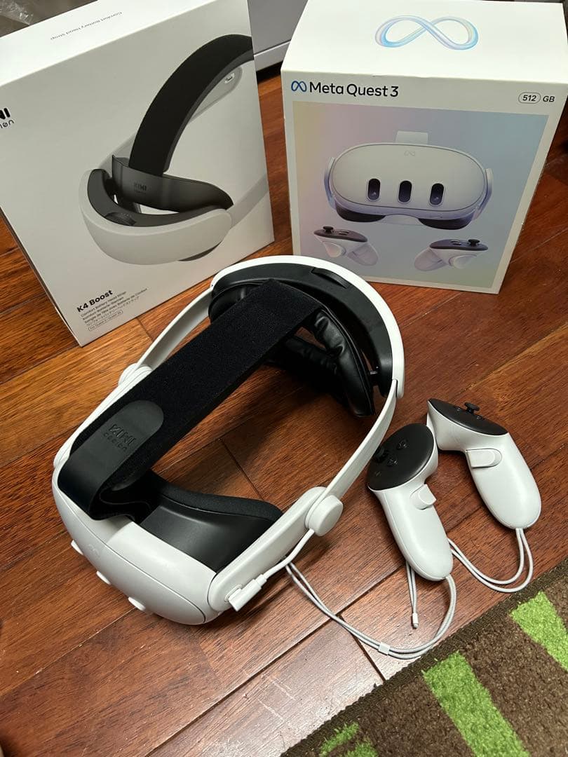  Quest 3 512GB+ K4 Boost ヘッドセット