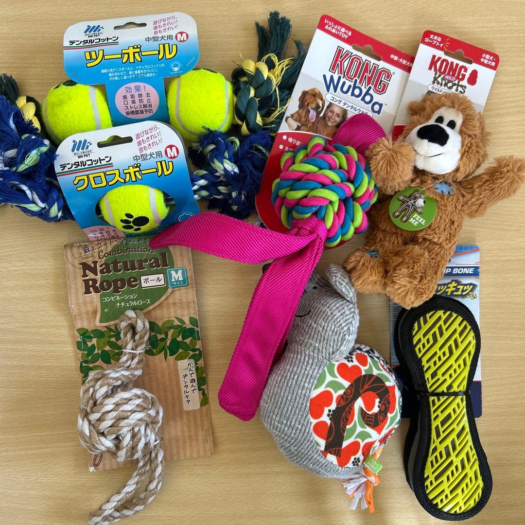 犬のおもちゃ　14個セット　新品未使用　コング　Petio ナーフドッグ　中型犬