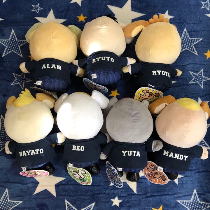 GENERATIONS ジェネ高ジェネ犬　ハイスクールBIGぬいぐるみ　亜嵐玲於